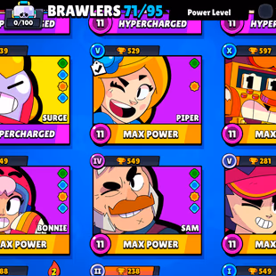 BS+CR BOTH IN ONE GMAIL ||  27K+ TROPHY - 7 HYPER -7 MAX -- 14 MAX || 71 BRAWLER - 117 SKIN || CR 6K TROPHY - 1 EVO-SAFE - Image 4