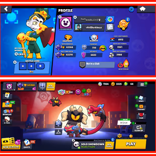 DEMON MORTIS 63K+ TROPHY ALL 91 BRAWLERS UNLOCKED22 MAXED BRAWLERS [18 HYPERCHARGED]180+ PREMIUM RARE SKINS 4 YEAR OLD - Image 2