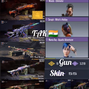 iOS Android - Level 287 - Rank Legend - 1 Mytich - 9 Legendary - 200 Epic - Code735 - Image 1