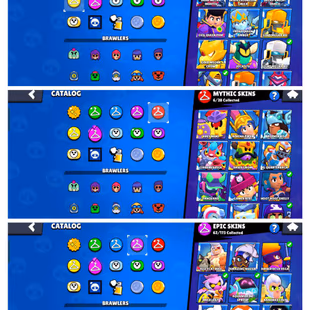 [ ESPORTS ] PREMIUM BS 73K CUPS | 40 ABOVE MAX TIER BRAWLERS | EXCLUSIVE SKINS | 55 MAX AND 19 HC | GEMS 176 | - Image 7