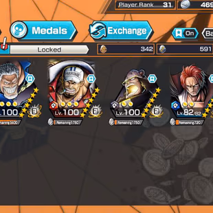 BR607-IOS+Android-Garp Boost 3+5 Ex(Lucci+Akainu+Snake+Shank)+Good Medal+Support 145+Pacifista Max+Kaku+S-Bear+Egg Zoro - Image 5