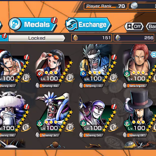 BR329-Hyber 55+10 Ex(Roger v2+Gear 5+Roger+Shank v3+Kaido v3+Zoro+Shank....)+Vip Medal+SUP 164%+Many Bounty Festival Max - Image 8