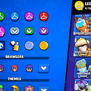 [ CHEAPEST ]  35,000 TROPHY | 3 MAX POWER | 19 HYPER-CHARGE | RARE FROST AMBER QUEEN | 85/94 BRAWLERS | 179+SKINS | !k87 - Image 8