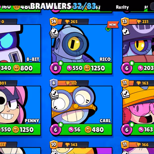 |2in1| BS - CR | 7222 TROPHIES | 32 BRAWLERS | 3 Legendary | 1021 VICTORIES | 53 LVL | 186 GEMS | FULL ACCESS | GIFT - Image 7
