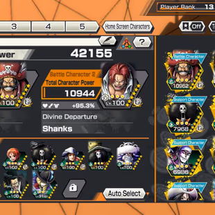 IOS-Android-2 Ex Max(Shank V4-Roger)-Good BF Max(Nami-Brook-Garp-Eden)-SP 104-Good Medal-TD8 - Image 1