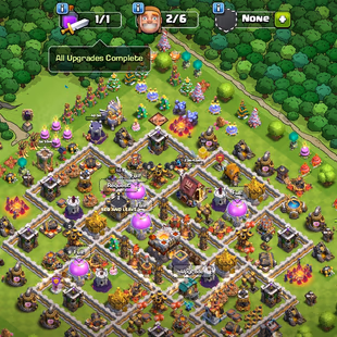 TH11 FULL MAX || 19000 GEMS || 6th BUILDER UNLOCKED || FULLY LOADED STATUES AND OBSTACLES || FREE NAME CHANGE || INSTANT - Image 1