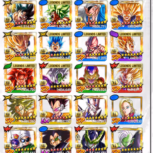 D613-IOS+Android-6 UL(Goku Uis+SS4 Gogeta+Gohan)+54 Legends+Vip Equi+Good Zenkai+Nice Team PVP+New Vegeta+399 Millions - Image 8