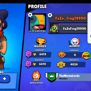 |3in1| BS - CR - COC | 6419  TR | 35 BRAWLERS | 2 Legendary | 714 VICTORIES | 58 LVL | 73 GEMS | FULL ACCESS | GIFT - Image 2