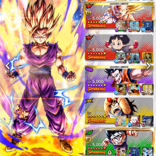 D613-IOS+Android-6 UL(Goku Uis+SS4 Gogeta+Gohan)+54 Legends+Vip Equi+Good Zenkai+Nice Team PVP+New Vegeta+399 Millions - Image 4