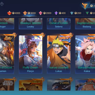 HERO MAX EMBLEM MAX SKIN 439 2 LEGEND NARUTO SAKURA SAINT SEIYA CHOU BADANG ZENETH SELENA ALL STAR MOSKOV GOOD ACC - Image 5