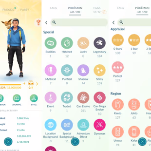 🔴 LEVEL 46 | 662 POKEMON 🔴 184 LEGENDARY | 159 SHINY | 17M STARDUST | 127 PERFECT | 10 SHUNDO | 9 EVENT - Image 2