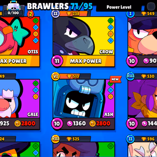 BS+CR BOTH IN ONE GMAIL ||  27K+ TROPHY - 7 HYPER -7 MAX -- 14 MAX || 71 BRAWLER - 117 SKIN || CR 6K TROPHY - 1 EVO-SAFE - Image 3