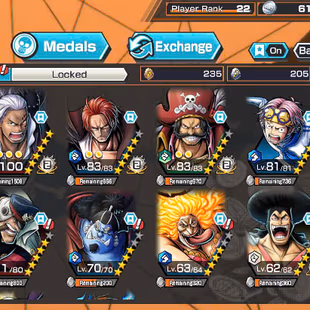 5 Ex(Yamato Ace-Roger V2-Roger V1-Shanks-Big Mom)-King Alber Max-Queen Max-Kuma-Oden V2-SUP 137%-Good Medal-Items-BR167 - Image 1