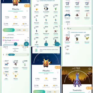 🛑[MG][LIMITED TIME OFFER]LVL43(MYSTIC)|BIG CATCHER POSE-ALOLA GREETINGS POSE|GIGANTAMAX KINGLER TRADABLE|ROCKSTAR PIKA - Image 4