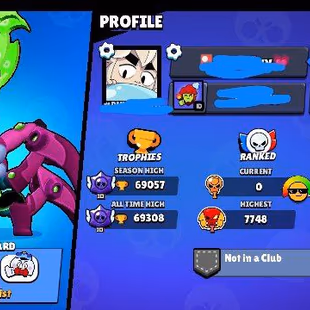 69K+ TROPHIES | 25+ MAXED BRAWLERS | 88/89 ALL BRAWLERS UNLOCKED | 160+ PREMIUM SKINS - Image 1