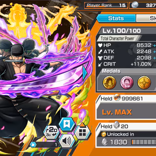 BR404-IOS+Android-3 Ex Meta Max(Sabo+Kuzan+Zoro)+414 Frag+Good Medal+Koby Max+Nami Max+Garp Max+Jabra+Egghead Zoro+Kaku - Image 3