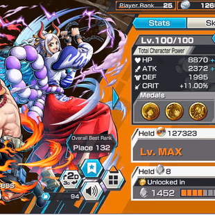 BR211-3 Ex Meta(Yamato Ace Max+White Beard Max+Zoro)+Sup 144%+Good Medal+Rayleigh Max+D.Grap+Sanji+Young Ray+Donflamingo - Image 4