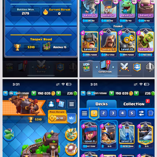 LEV 36 ACCT 9 YEAR OLD ACC 225 GEMS 5310 TROPHIES KT 12 ARENA 15 FREE RENAME CHEAP INSTANT DELIVERY GUARANTEED - Image 2