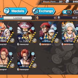 BR381-Hyber 16+9 Ex(Snake+Luffy Gear 5+Yamato Ace+Roger v2+Kid Law+Zoro+Shank Red+Big Mom+Shank)+Good Medal+Support 158 - Image 2