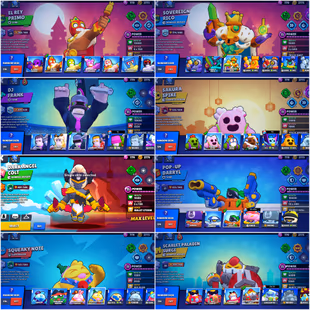 70 Brawler | Trophy 25k | Max Brawler 11 | Hayperchrad 6 | Skin 102 | Spike+Surge+Sandy+Kit+Draco | - Image 4