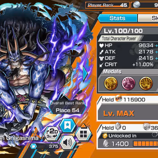 Hyber Boost 23-Good Ex-Kaido V3 Boost 3 51:52-Big Mom Boost 3-Roger V2 Max-Support 156%-Many BF Max-Vip Medal-BR175 - Image 2