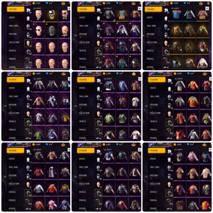 Free Fire WHIT RARE SETS || OLD ACC - Image 4