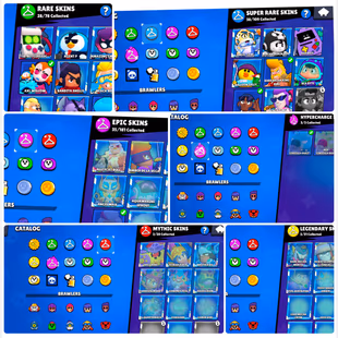 14K+ TROPHY! 80 BR! 2 HYPER 8 MAX! TOTAL 10 Max! 109 SKIN TOTAL! GUNSLINGER COLT! MANY SUPERCELL GAME CONNECTED - Image 3