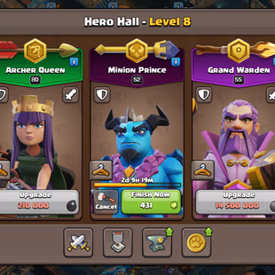 FULLY MAX TH14 |! PAID RARE SCENERY |! HEROES 80-80-52-55-30 [FB-MAX] [RS-MAX] [SB-14 GG-10] [FA-8 MM-8] XP-216 CN-FREE - Image 8