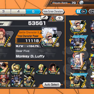 BR329-Hyber 55+10 Ex(Roger v2+Gear 5+Roger+Shank v3+Kaido v3+Zoro+Shank....)+Vip Medal+SUP 164%+Many Bounty Festival Max - Image 4