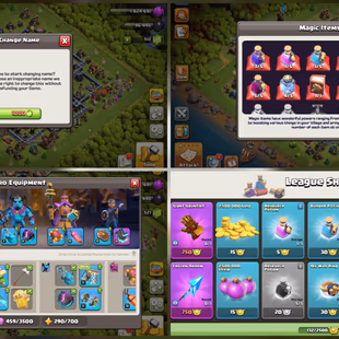 [ELITE TH13] 192 XP 💎 MAGIC ITEMS 💎 512 GEMS | HERO'S 70-72-43-50-25 | 1K GEMS RENAME | QUICK DELIVERY - Image 4