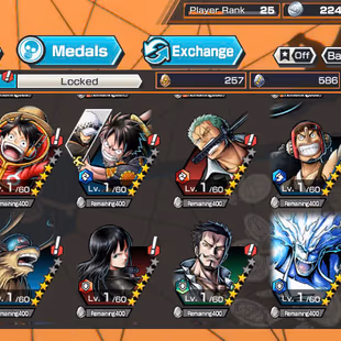 BR489-IOS+Android-4 Ex Meta(Garp Boost 30-52+Snake+Kuzan+Kaido)+Good Medal+Support 137+Egghead Sanji Max+Donflamingo Max - Image 7