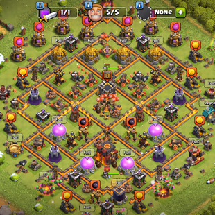 TH 10 FULL MAX ACCOUNT -- HEROES:40+40+20 --1500+ CWL MEDELS--NAME CHANGE AVAILABLE --BUYER MAIL - Image 1