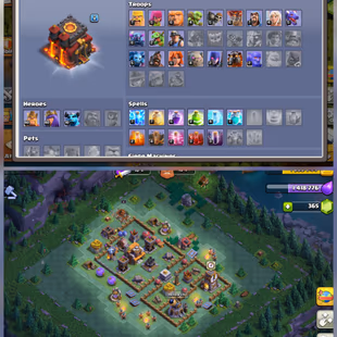 [ POWERFUL TH10 ] 98 XP | MAGIC ITEMS | 365 GEMS | HERO'S 40-40-10  | 500 GEMS RENAME | QUICK DELIVERY - Image 3