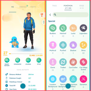 [AT] LV 27 || YEAR 2021 || 277 POKEMONS || 82 SHINY || 2 LEGENDARY || NAME CHANGE AVAILABLE || INSTANT DELIVERY - Image 2