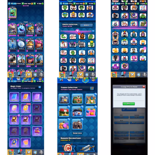 XP-46! KT-14! 17X MAX CARDS! 93X CARDS UNLOCKED! EVO-2! 7905 TROPHIES! LOADED MAGIC ITEMS! FAST DELIVERY - Image 3