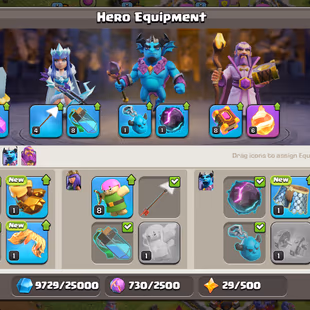 |! FULLY MAX TH11 |! NOTHING LEFT !| WAR STAR-400 !| EQUIPMENT FB !| CWL MEDAL-272 !| NC 500 - Image 8