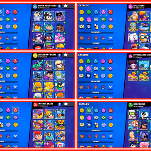 [OMG TOP TIER] RARE RANK35 PIN 68,000 TROPHY MAX [60] HYPERCHARGE [31] ALL 91 BRAWLER |RARE SKINS 205 CORSAIR COLT -BUZZ - Image 5