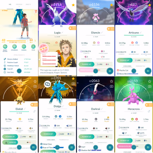 1678 LV48 Galarian Articuno Shiny Dialga Origin Roar of Time Rare BG Shiny: darkrai, Deoxys ATK-DEF, buzzwole - Image 1