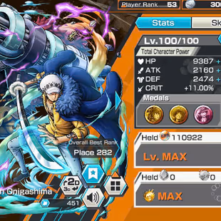 Hyber Boost 27-Kid Law Full Boost 4-Shanks Red-Luffy Gear 5-Support 164%-Good Medal Set Standard-Many Good BF Max-BR147 - Image 1