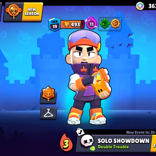 Brawl Stars : 45 BRAWLERS | 4 Legendary | 6876 TROPHIES | 803 VICTORIES | 51 LEVEL | 36 GEMS | FULL ACCESS | GIFT - Image 3