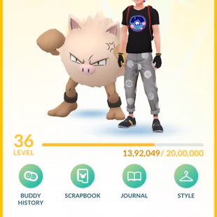 LEVEL 36 [] LEGENDARY 55 [] SHINY 115 [] POKEMON 416 - Image 1