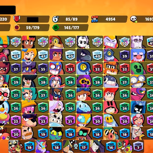 [ PREMIUM ]  48K TROPHIES || 87 BRAWLERS || 18 MAX || 7 HYPERCHARGED || 108 SKINS || INSTANT DELIVERY - Image 6