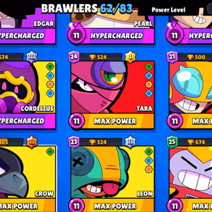 9 MAXED ||62|83||17500 Trophies||40 SKINS||125 GEMS||FREE NC!! - Image 3