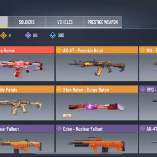 LEVEL 382 [] LEGENDARY 4 [] EPIC GUN 86 [] GUN COLLECTION 396 [] EPIC SOLDIERS 31 [] VEHICLES 116 - Image 4