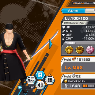 IOS-Android-2 Ex(Luffy max-Zoro max)-Good Medal-SP 138%-Good BF(Law-Nami-King-Aokiji-Charlotte-Ulti-Cracker)-HP750 - Image 4