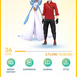 LEVEL 36 [] LEGENDARY 50 [] SHINY 96 [] POKEMON 403 - Image 2