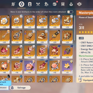 AR53 | ASIA [MALE] C3R1 Neuvillette + Arlecchino + Zhongli + Jean + Tighnari + Dehya + Keqing | Tome of Eternal Flow - Image 8