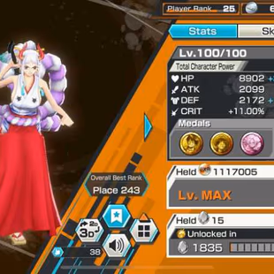 [3165] 7 EX META - Luffy G5 Light + Garp + Kuzan + Roger Dark + Yamato + Sabo + S-Snake , Support 122 , Good Medal - Image 5