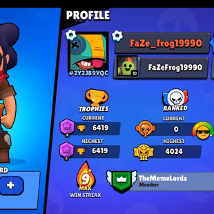 |3in1| BS - CR - COC | 6419  TR | 35 BRAWLERS | 2 Legendary | 714 VICTORIES | 58 LVL | 73 GEMS | FULL ACCESS | GIFT - Image 1