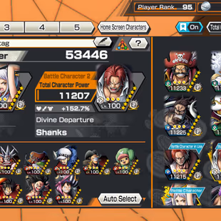 AK1-Hyber 94-10 Ex Max(Roger+Shank V4+Gear 5+Kaido V3+Kaido V2+Shank V3)+Support 166%+Vip Medal+Bounty Festival Max - Image 4